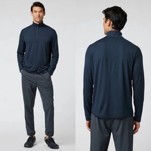 Vuori Men's Ponto Half Zip Mock Neck, XL